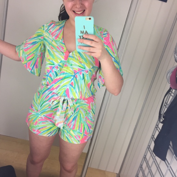 Lilly Pulitzer Madylin Romper - Picture 5 of 5